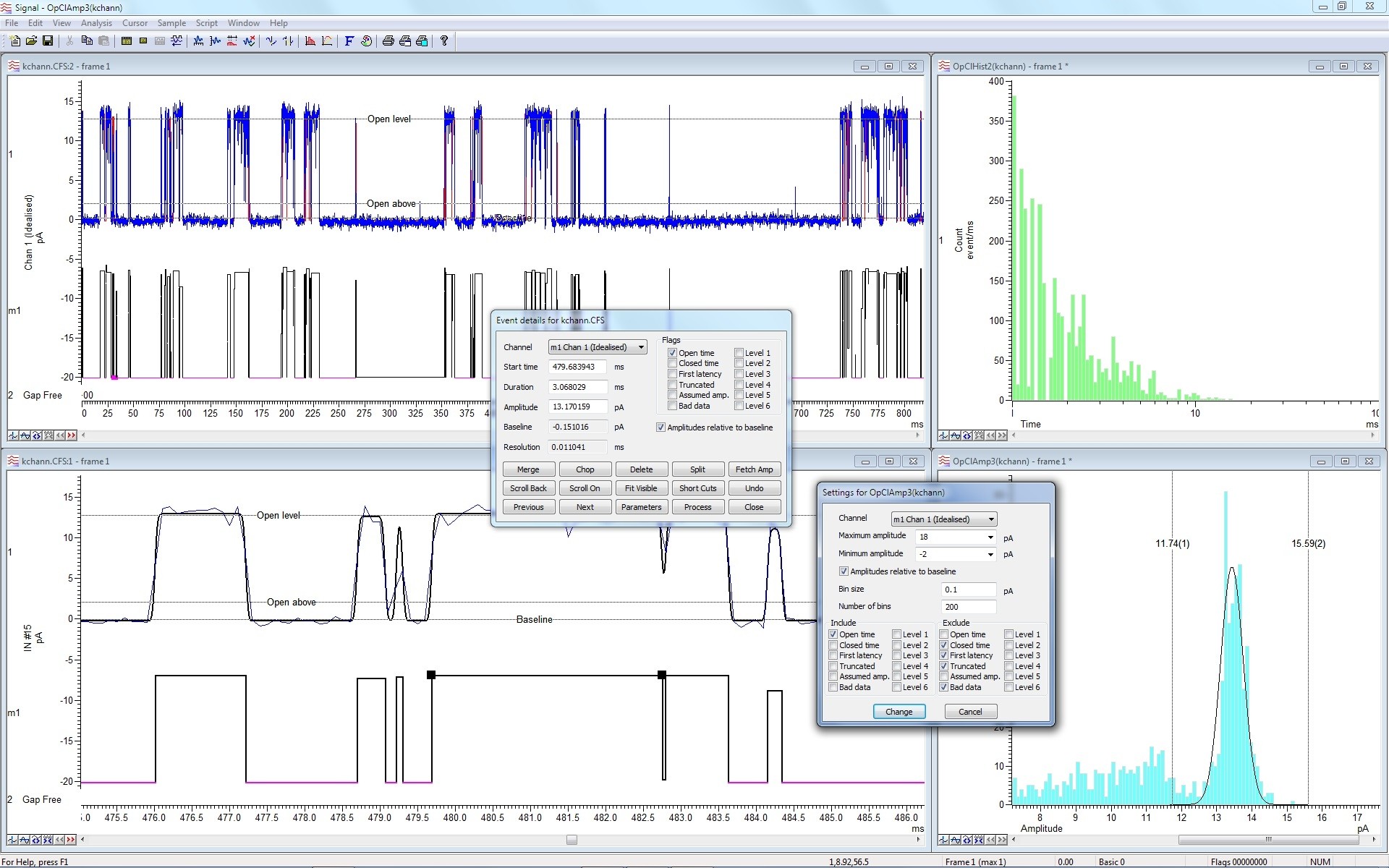 CED Signal Patchclamp